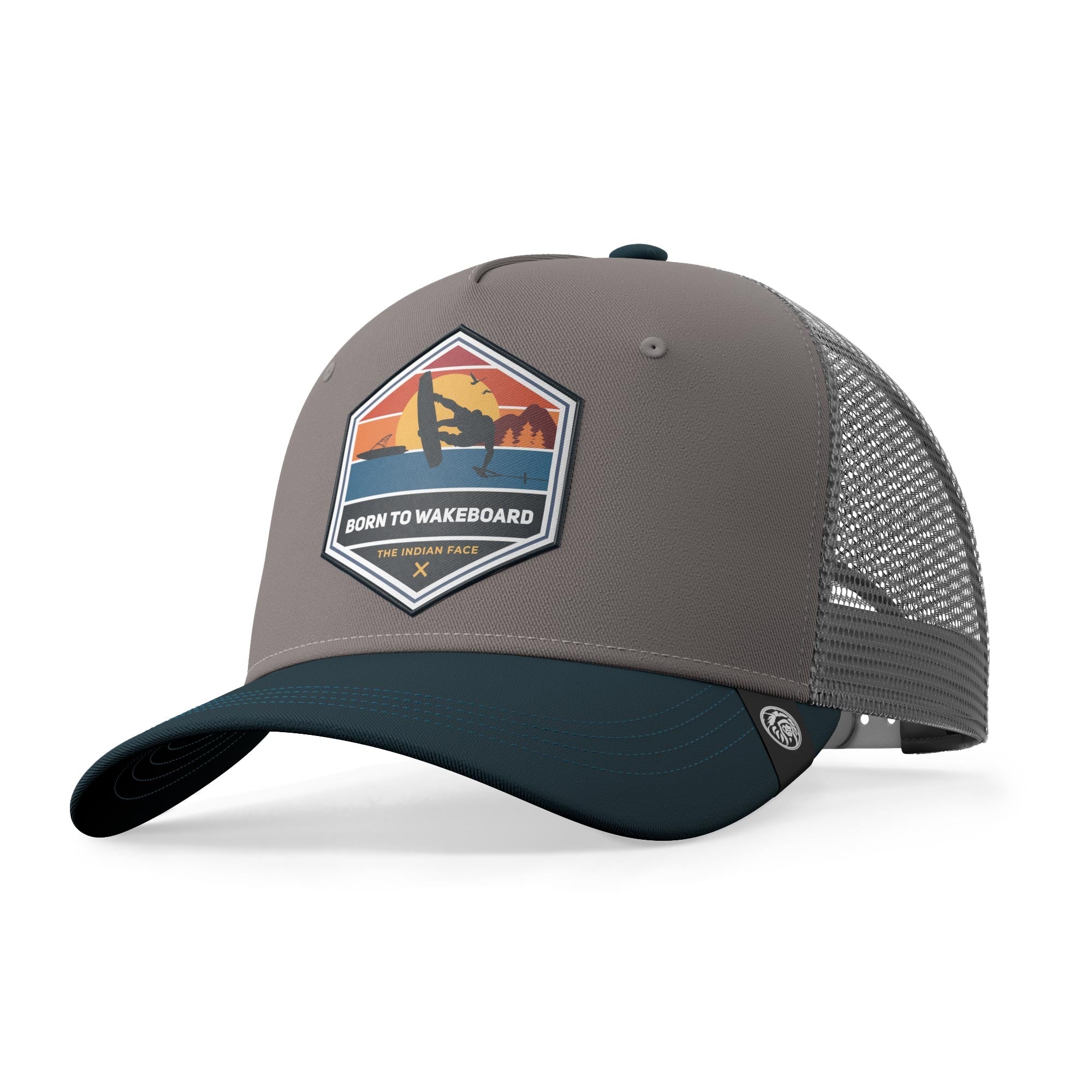 Casquette Born To Wakeboard Gris / Bleu
