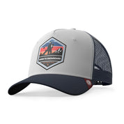 Casquette Born To Snowboard Blanc / Bleu