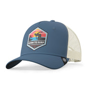 Casquette Born To Surf Bleu / Blanc