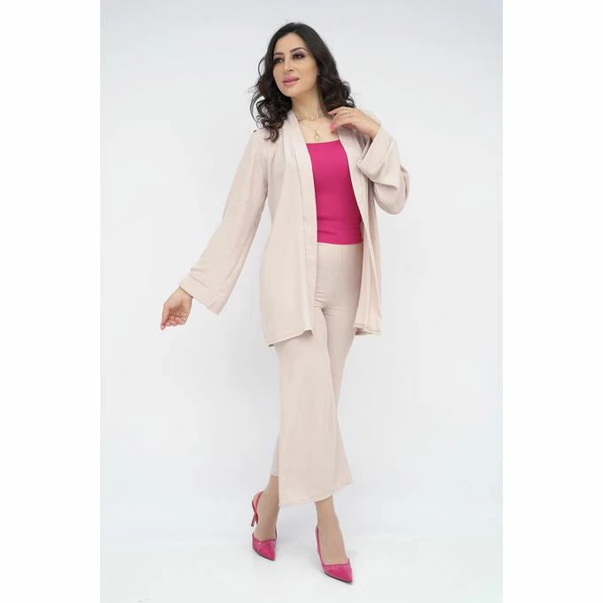 Ensemble féminin Dreams Fashion avec pantalon large et gilet