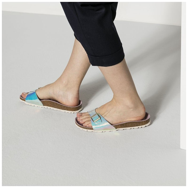 Birkenstock Madrid NL Ombre Pearls Silver HEX Orchid
