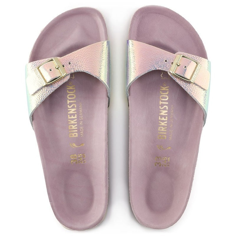 Birkenstock Madrid NL Ombre Pearls Silver HEX Orchid
