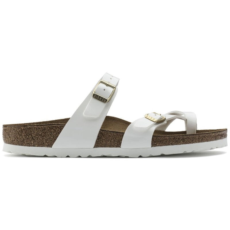 Birkenstock Mayari BF Patent White LS White