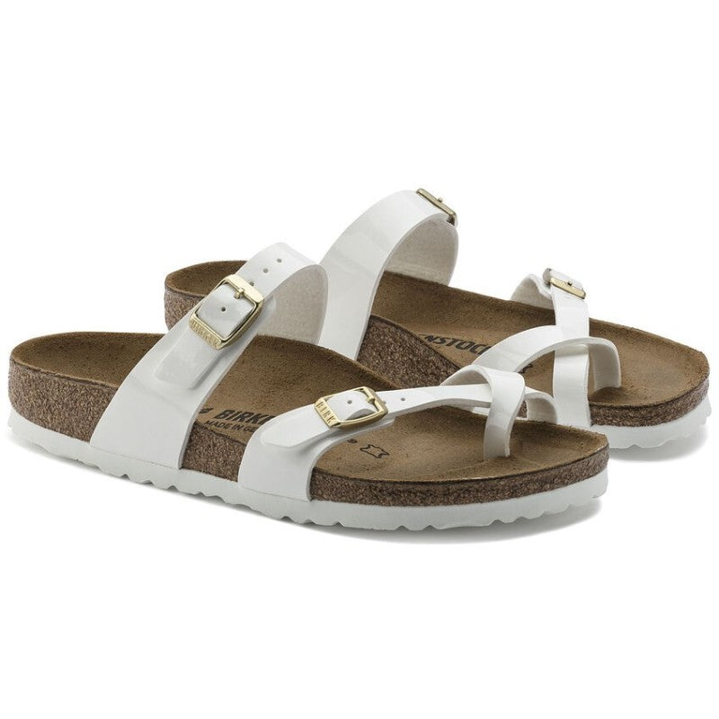 Birkenstock Mayari BF Patent White LS White