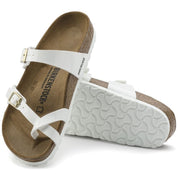 Birkenstock Mayari BF Patent White LS White