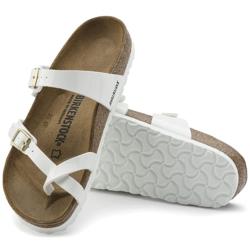 Birkenstock Mayari BF Patent White LS White