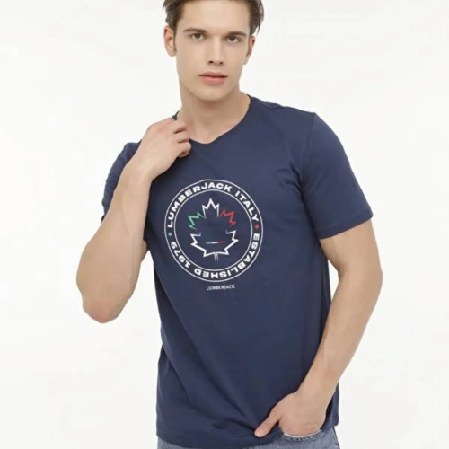 T-Shirt À Manches Courtes 4M Ml Renato 11Itl1030 4Fx Lumberjack
