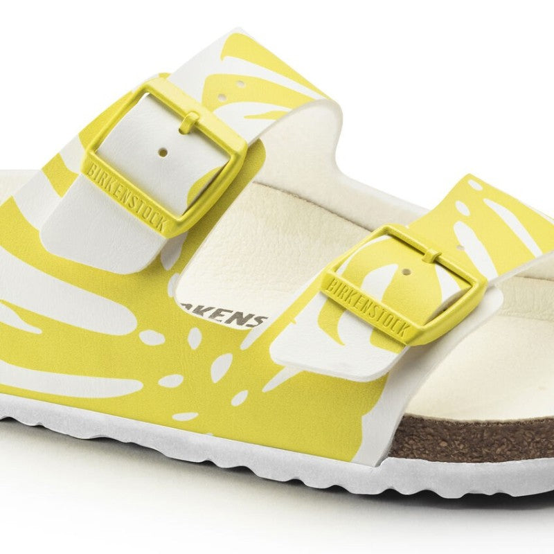 Birkenstock Arizona BFDD Monstera White/ Lime Sour