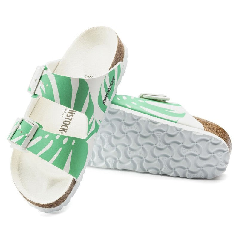 Birkenstock Arizona BFDD Monstera White/ Bold Jade