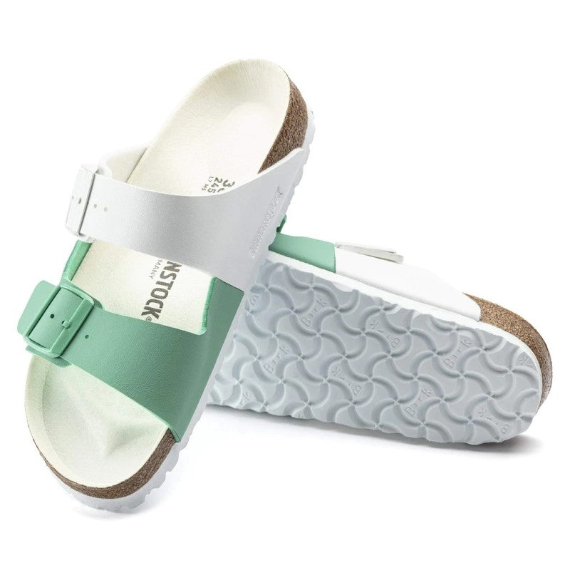 Birkenstock Arizona Split BF White/ Bold Jade