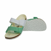 Birkenstock Arizona Split BF White/ Bold Jade