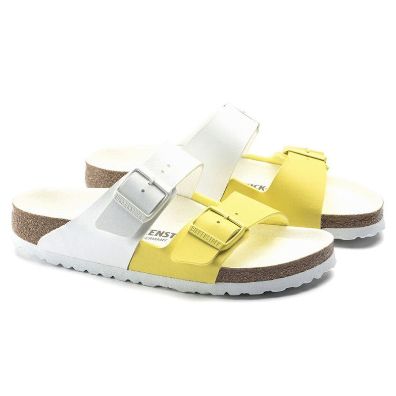 Birkenstock Arizona Split BF White/ Lime Sour