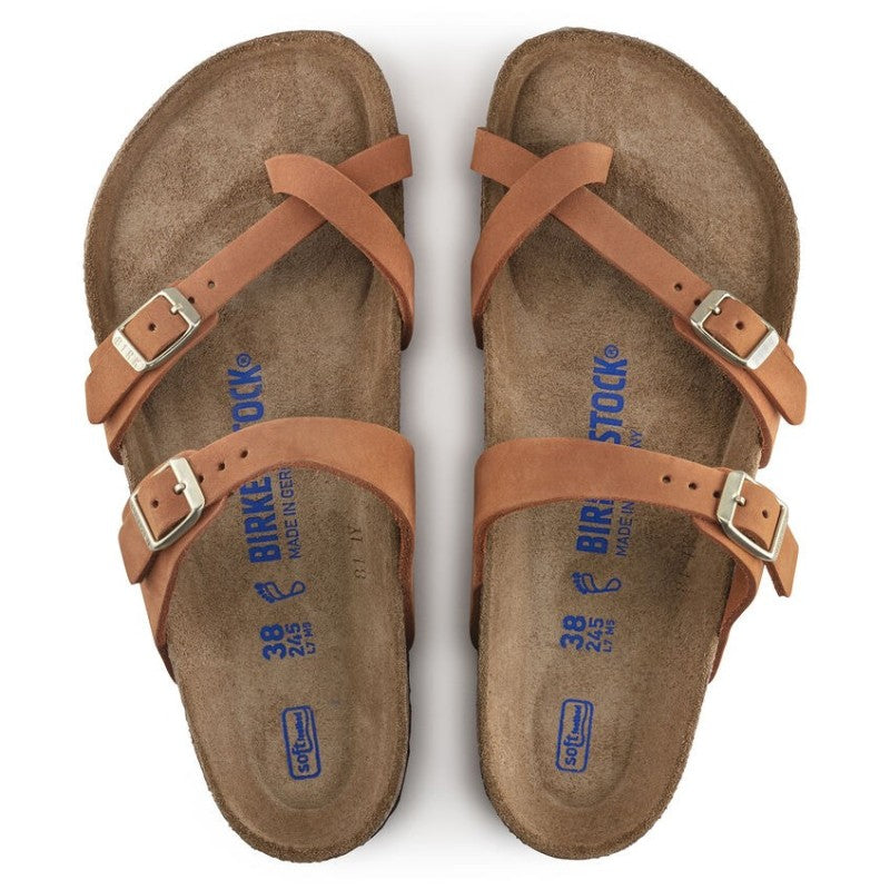 Birkenstock Mayari SFB LENB Pecan