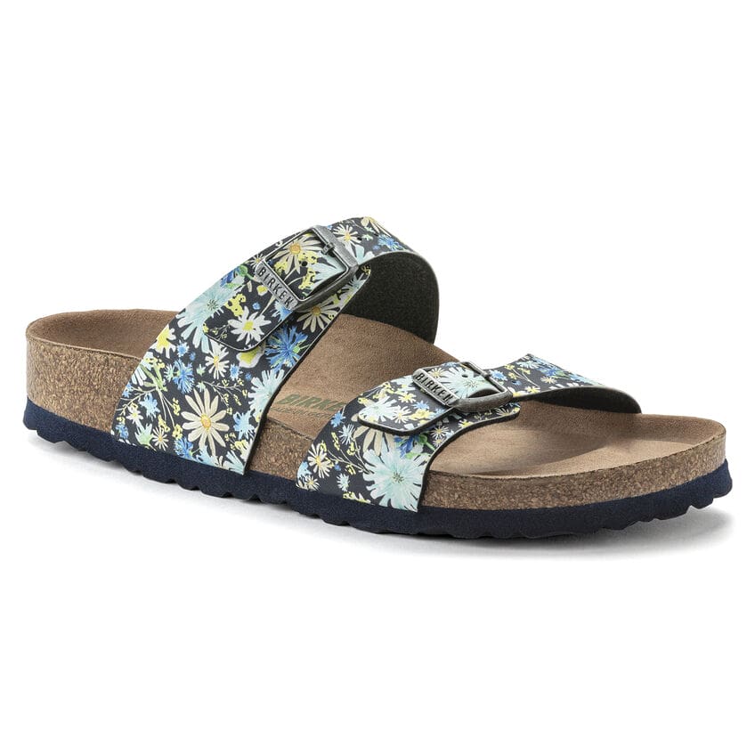Birkenstock Sydney BFDD Summer Floral Blue VEG