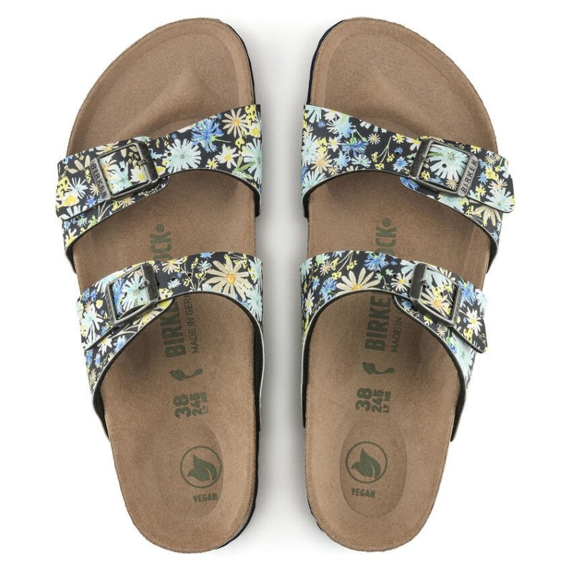 Birkenstock Sydney BFDD Summer Floral Blue VEG