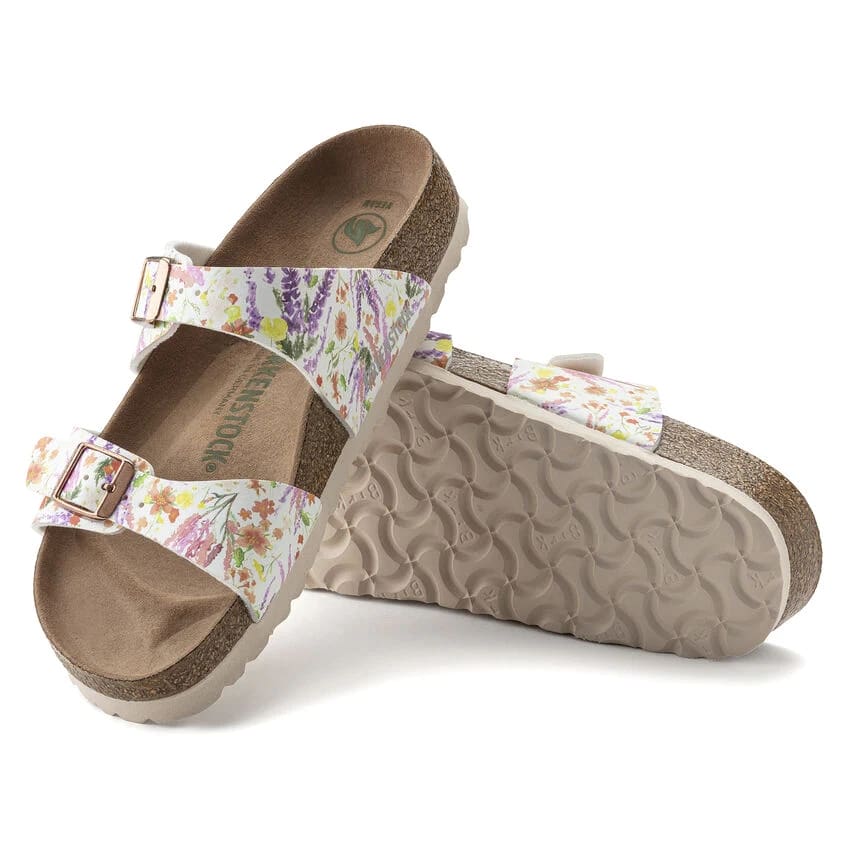Birkenstock Sydney BFDD Summer Floral Rose VEG