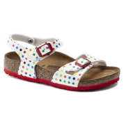Birkenstock Rio Kids MF Digital Dots White