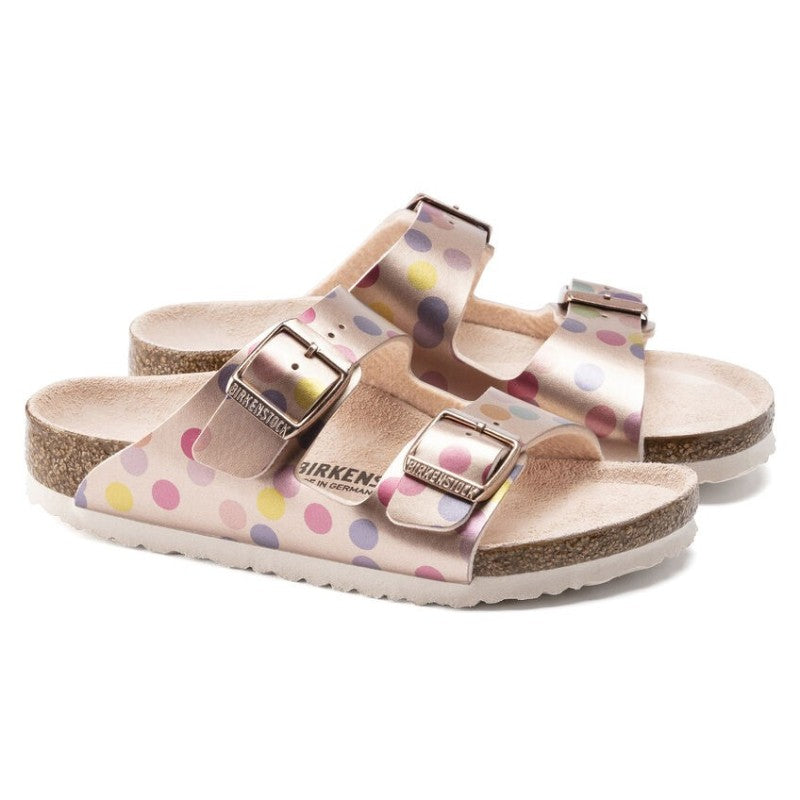 Birkenstock Arizona Kids BF Metallic Dots Copper
