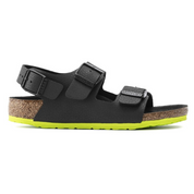 Birkenstock Milano Kids BF Desert Soil Black Lime
