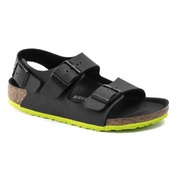 Birkenstock Milano Kids BF Desert Soil Black Lime