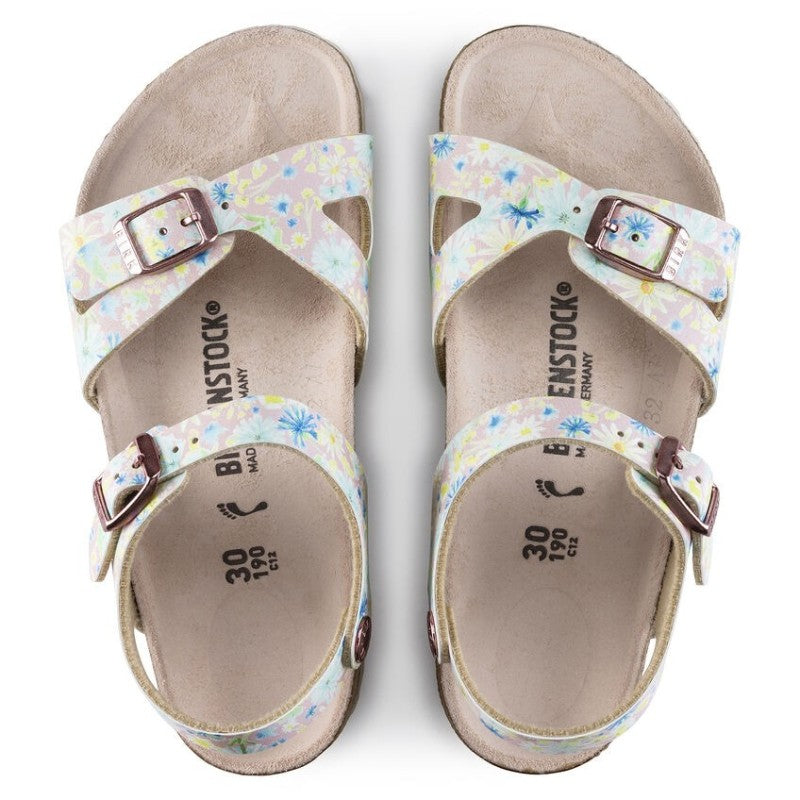 Birkenstock Rio Kids BFDD Summer Floral Light Rose