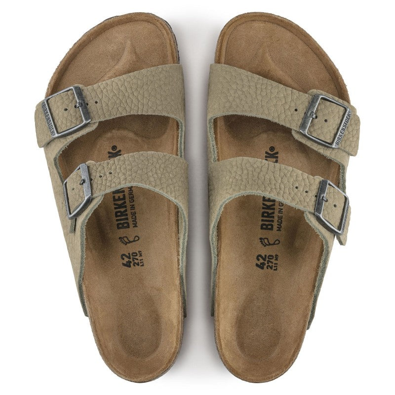 Birkenstock Arizona NU Desert Buck Faded Khaki