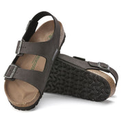 Birkenstock Milano MF Desert Dust Black VEG