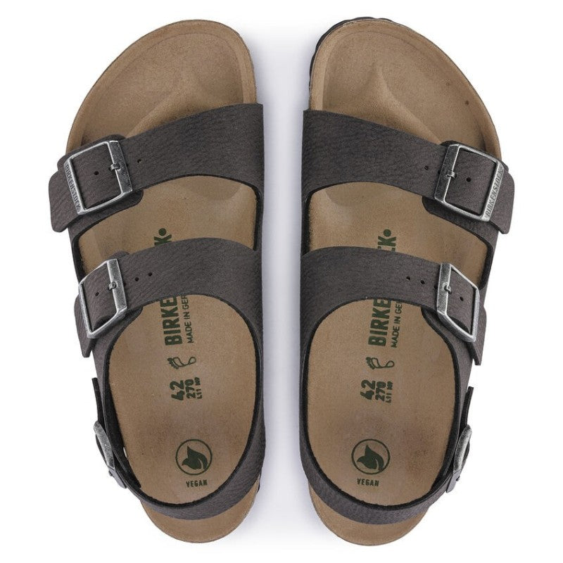 Birkenstock Milano MF Desert Dust Black VEG