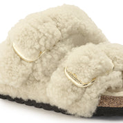 Birkenstock Arizona BB Shearling Teddy Eggshell LAF