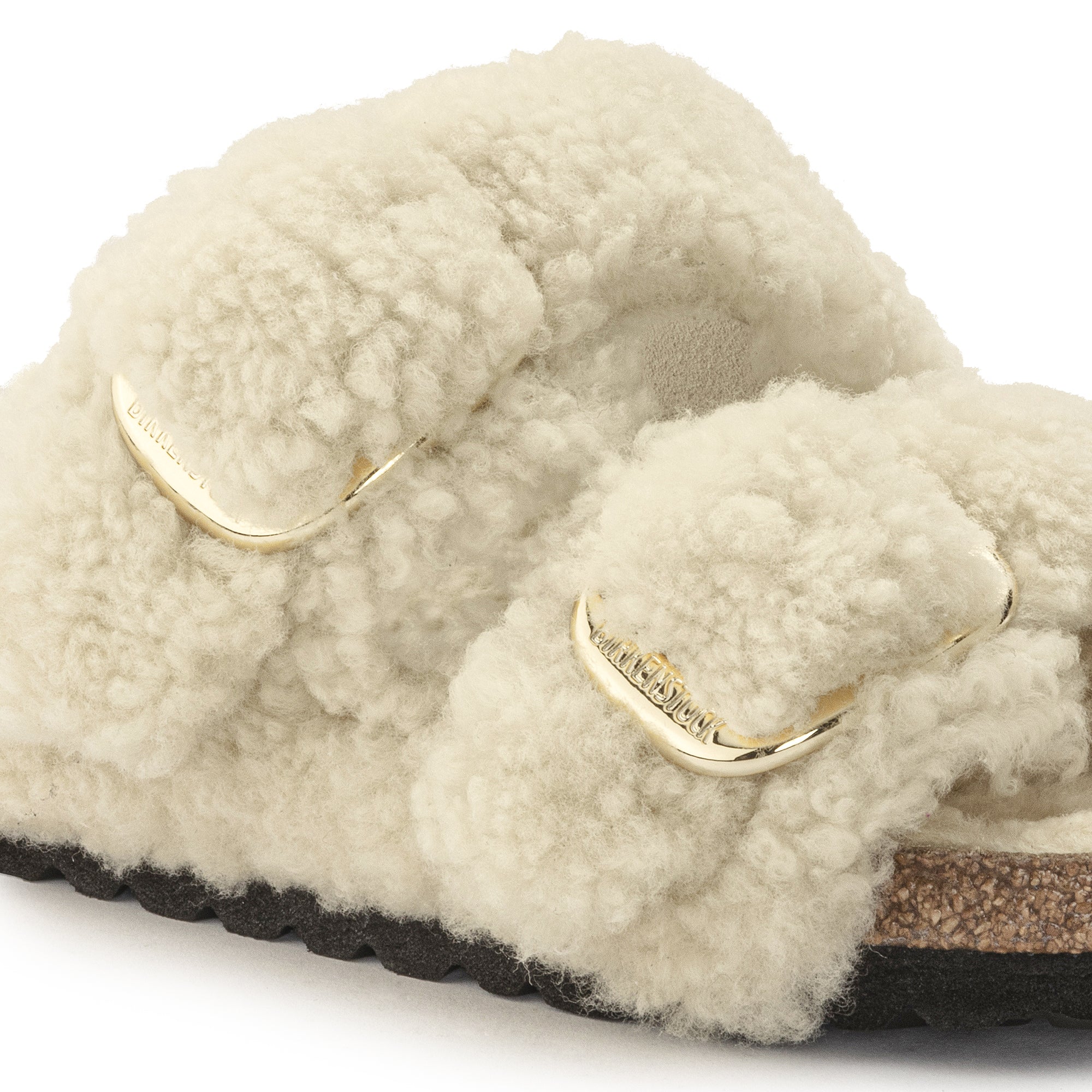 Birkenstock Arizona BB Shearling Teddy Eggshell LAF