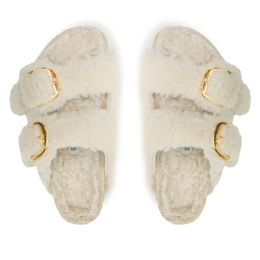 Birkenstock Arizona BB Shearling Teddy Eggshell LAF