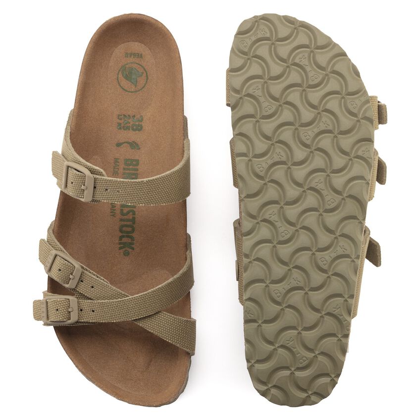 Birkenstock Franca TEX  Canvas Faded Khaki VEG