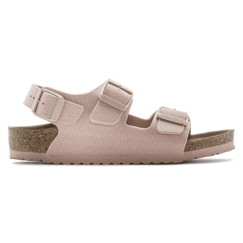 Birkenstock Milano Kids TEX Canvas Soft Pink VEG