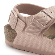 Birkenstock Milano Kids TEX Canvas Soft Pink VEG