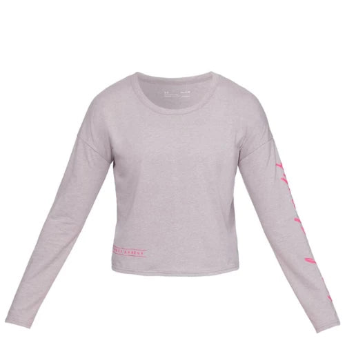T-shirt Sleeve Script Graphic Crop Under Armour