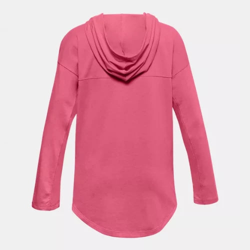 Sweat Favorites Jersey Hoodie-PNK Under Armour