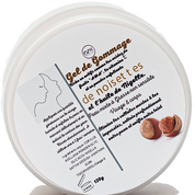 Gel de gommage avec le poudre de noisette pour peaux mixtes à grasses