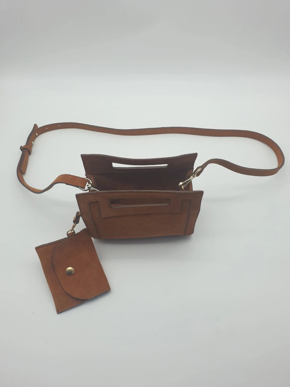 Sac à main en Daim Céleste