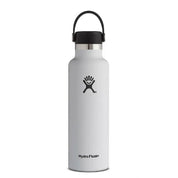 24 Oz Standard Mouth W/ Flex Cap White