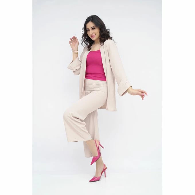 Ensemble féminin Dreams Fashion avec pantalon large et gilet
