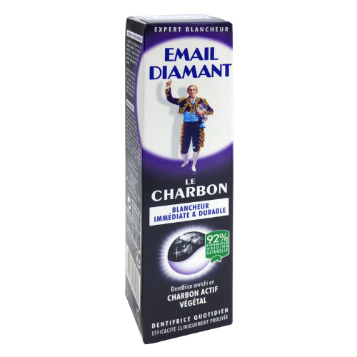 Email Diamant Dentifrice blancheur le Charbon