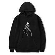 Capuche Finger Love - Noir