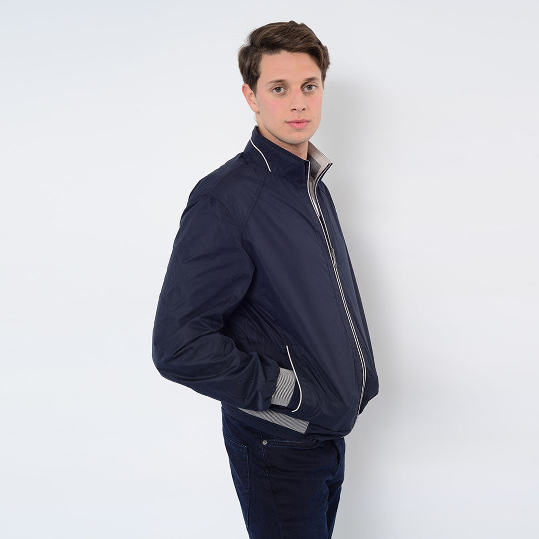 BLOUSON TOILE-00  JACK49 MEN NAT