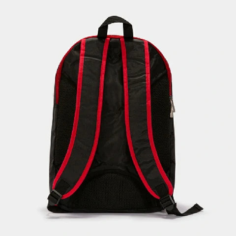 Sac à dos ouvert noir rouge