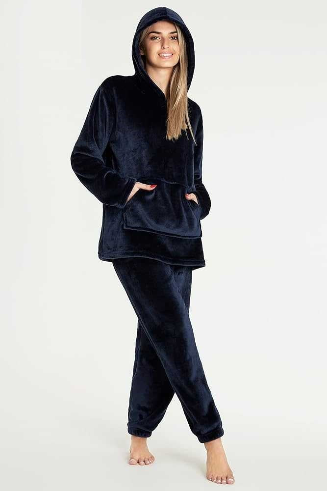 Pyjama pour femme en polaire -Bleu