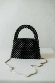 Sac à main en perles - Noir