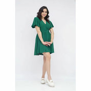 Dreams Fashion Robe femme cloche manches volantées