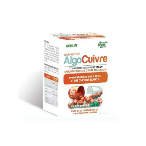 Complément alimentaire algo cuivre Eden Life