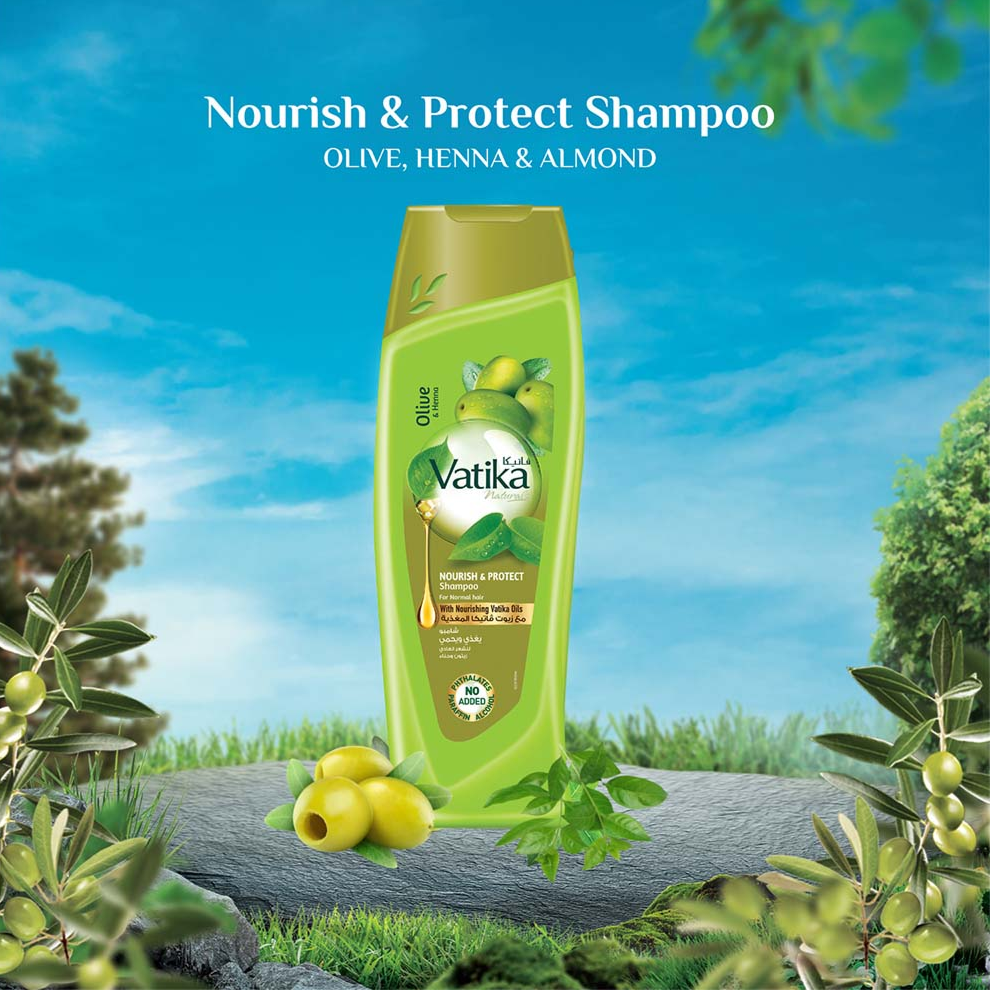 Vatika – Shampooing Nourrissant et Protège à L’olive et Henna 200Ml