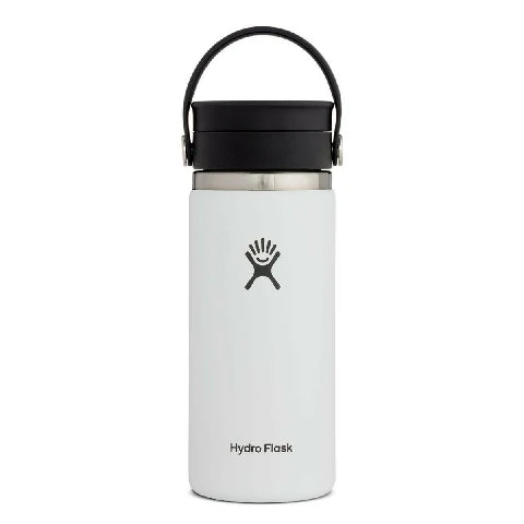 16 Oz Wide Mouth Flex Sip Lid White